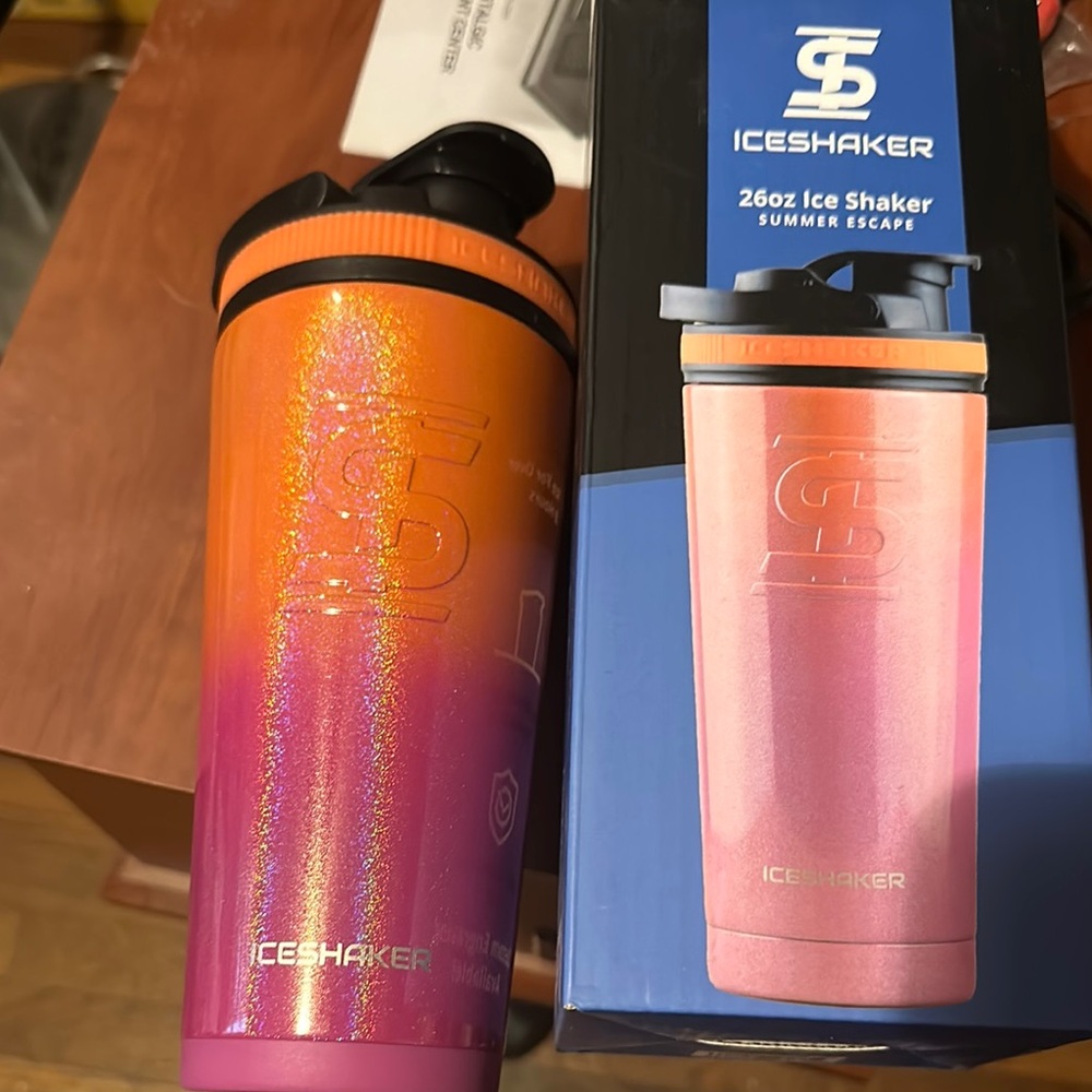 Orange Pink Gradient Insulated Drinkware for Dining